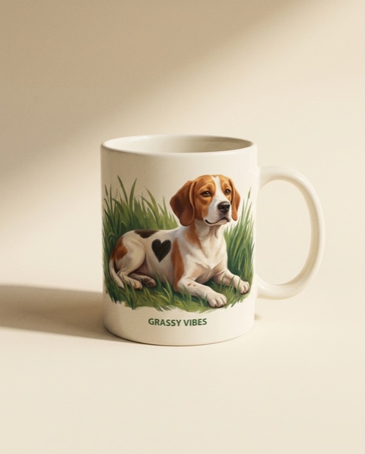 The studio mug. I don't drink coffee. You do.